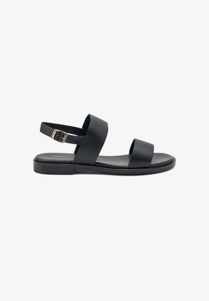 Frau Shoes DOUBLE STRAP - Sandalias - black