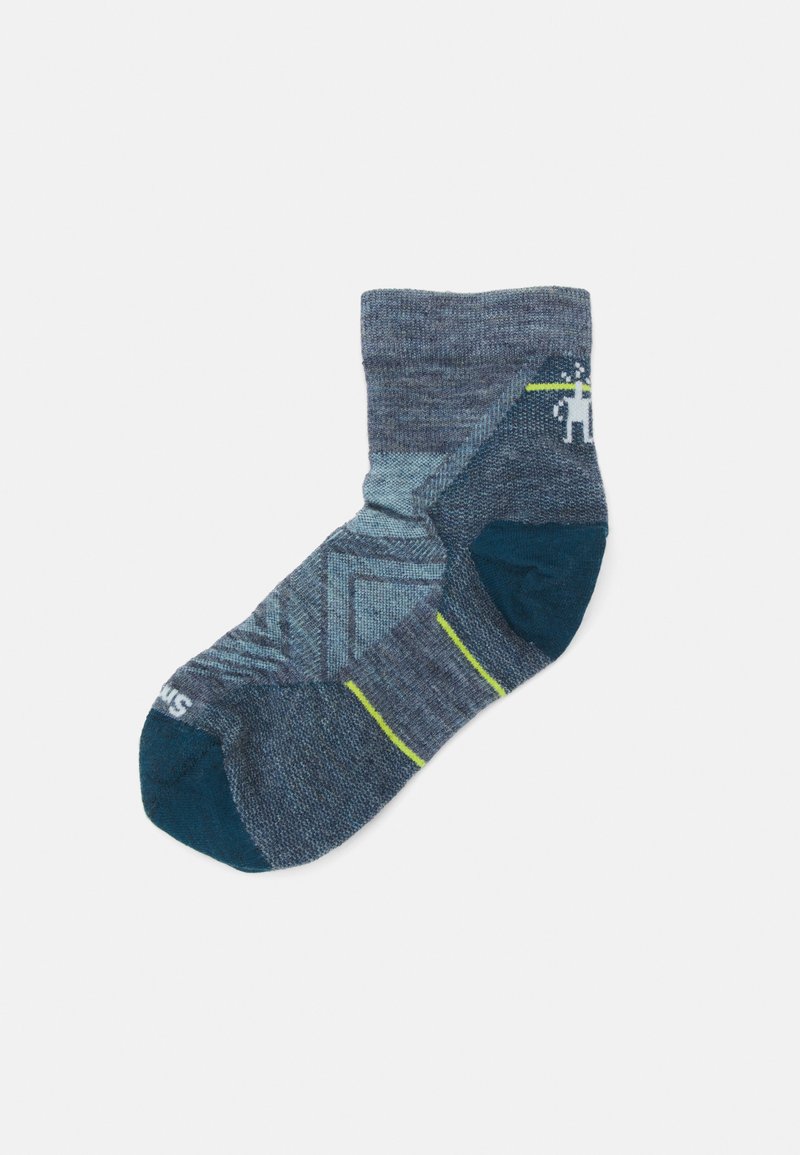 Smartwool WOMEN'S RUN ZERO CUSHION ANKLE SOCKS - Spordisokid - pewter blue