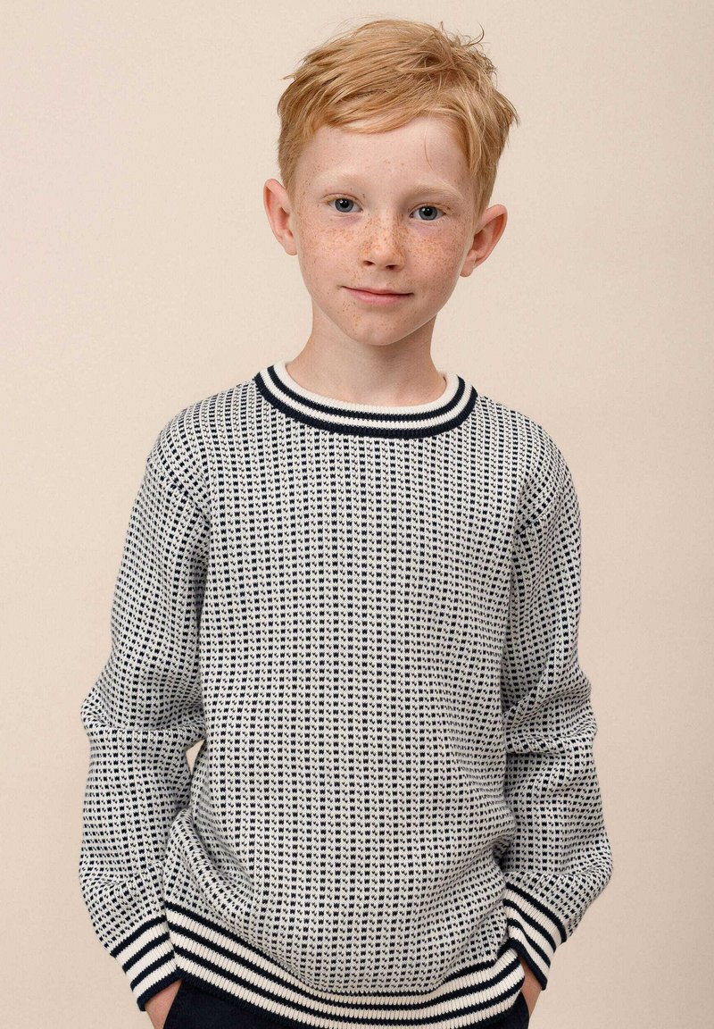 Ebbe MIKE - Strickpullover - weiß