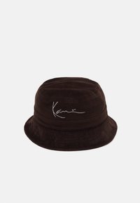 SIGNATURE BUCKET HAT UNISEX - Chapeau - dark brown
