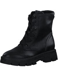 s.Oliver Stivaletti con plateau - black