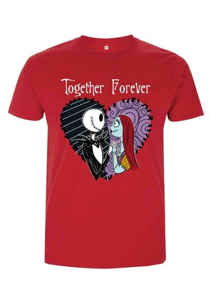 Disney NIGHTMARE BEFORE CHRISTMAS TOGETHER FOREVER - T-shirt z nadrukiem