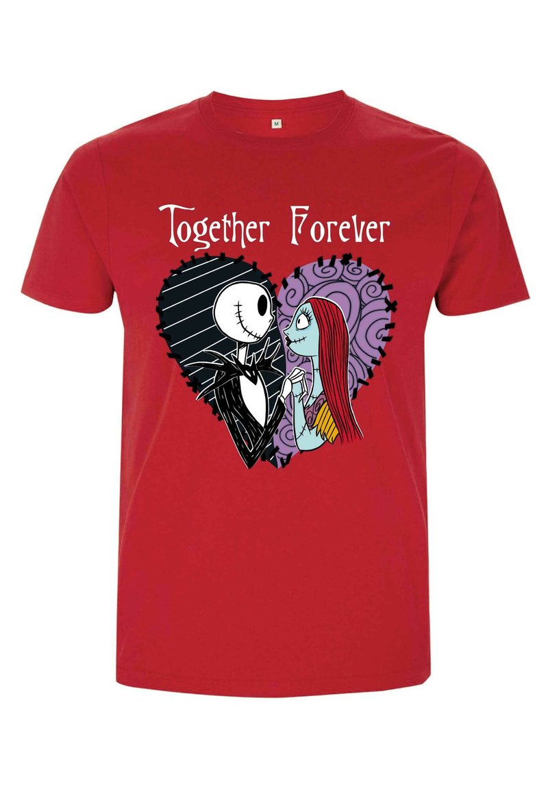 Disney NIGHTMARE BEFORE CHRISTMAS TOGETHER FOREVER - T-shirt z nadrukiem