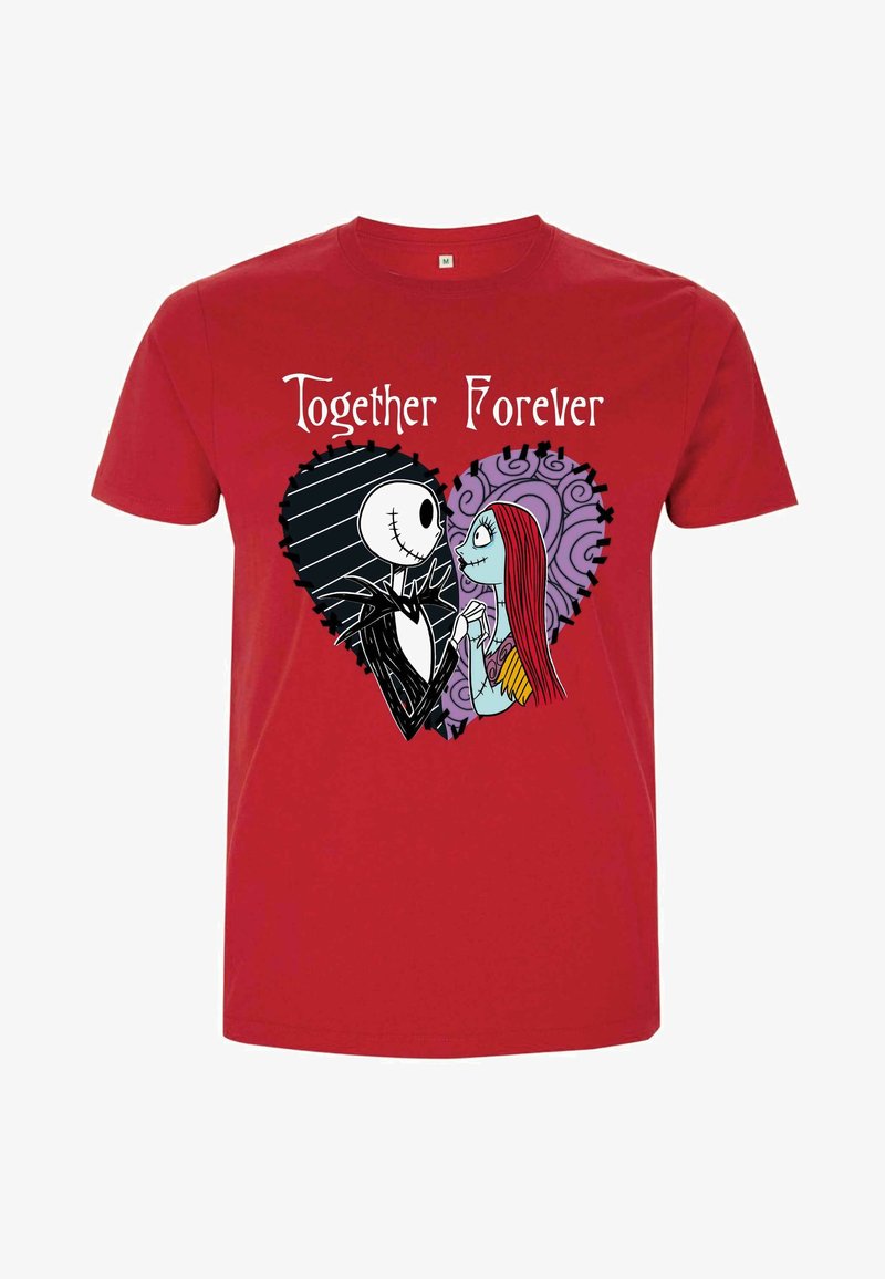 Disney NIGHTMARE BEFORE CHRISTMAS TOGETHER FOREVER - T-shirt z nadrukiem