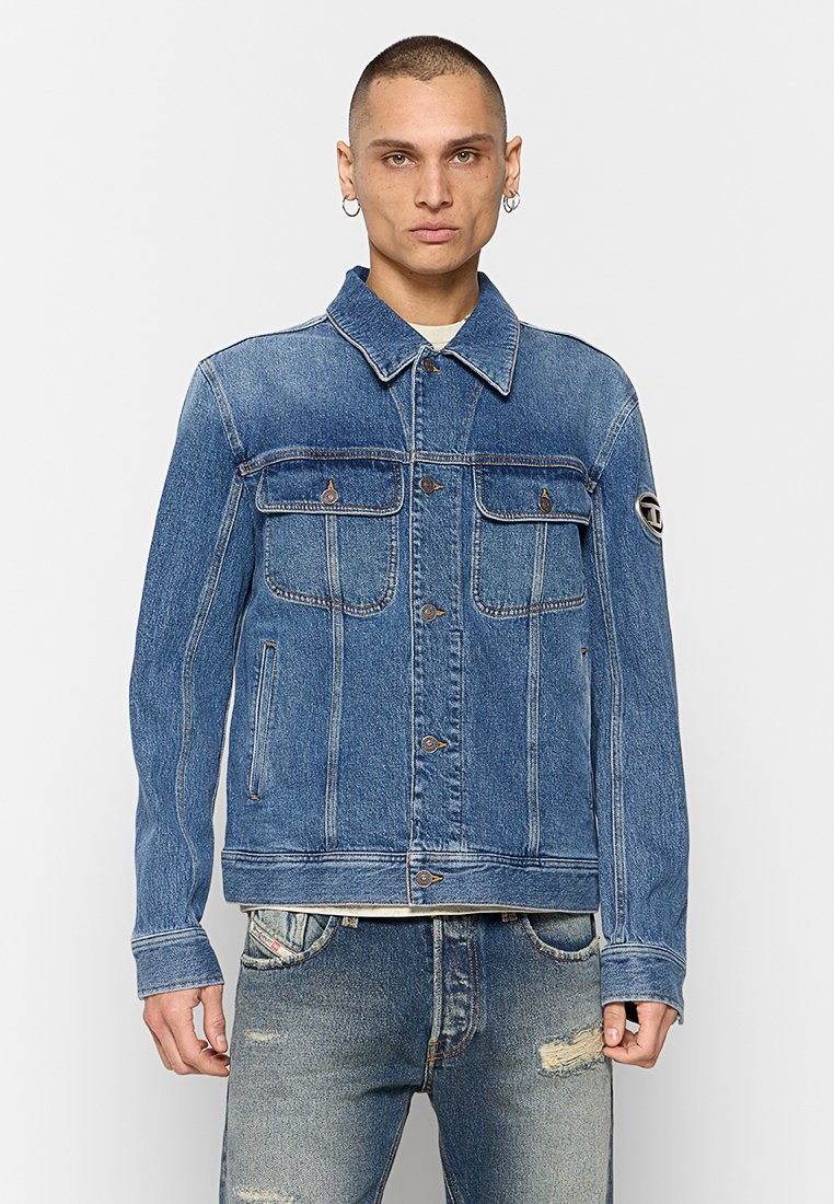 Diesel Spijkerjas blauw