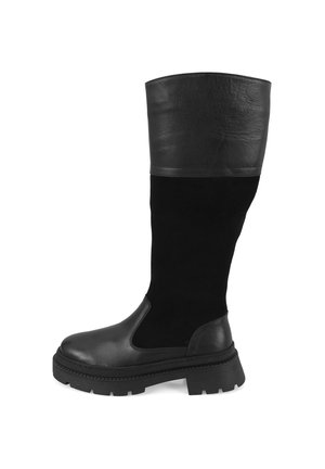 Plateaulaarzen - black