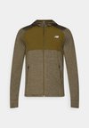GRID HOODED FULL ZIP - Striukė bėgimui - woodland heather