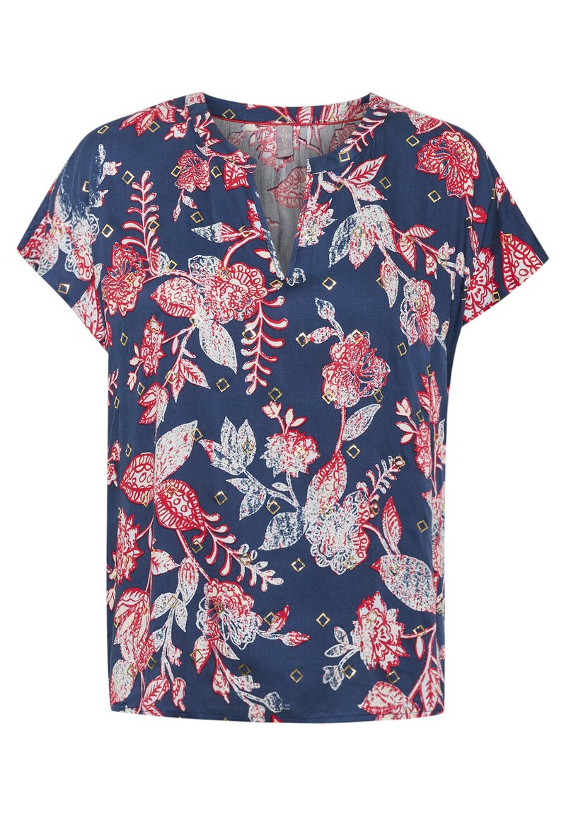 culture Blouse donkerblauw