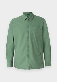 GARMENT-DYED OXFORD OVERSHIRT - Jachetă subțire - fatigue