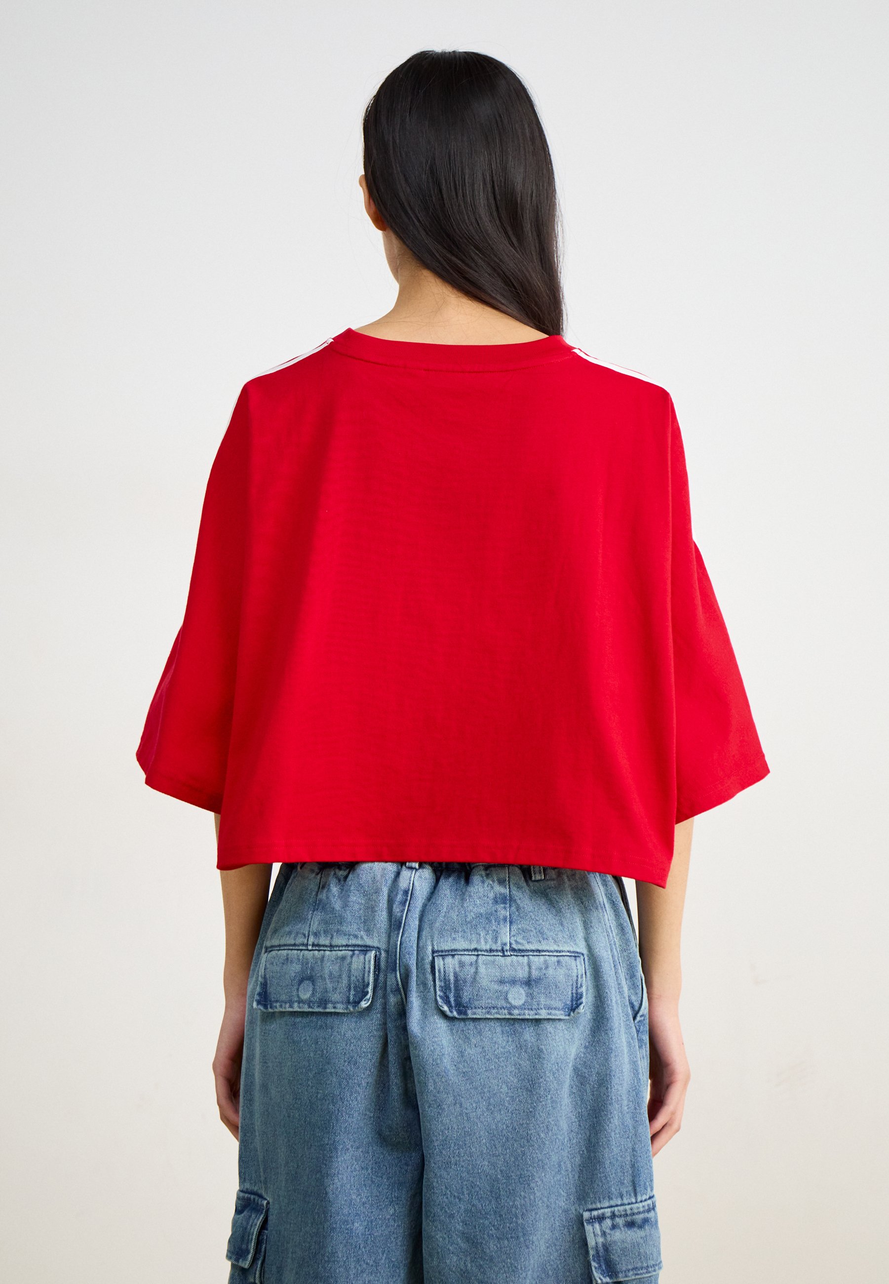 ★adidas★ ADILENIUM 3 Boxy Oversized Tee Red adidas Adilenium Season 3 Boxy Oversized Tee - Red | adidas