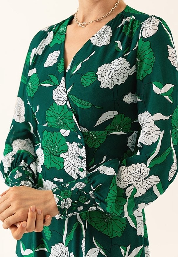 ivy and oak green dress Maxi - dark - (Pre-owned) Costume Dresses