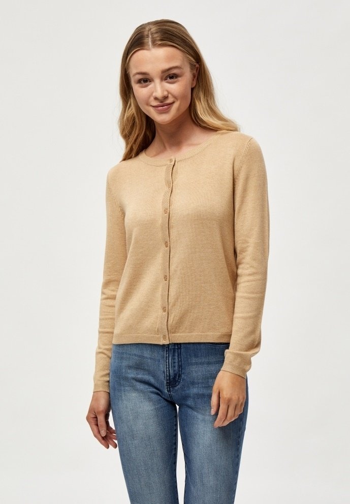 PEPPERCORN PCTANA - Cardigan - warm sand melange