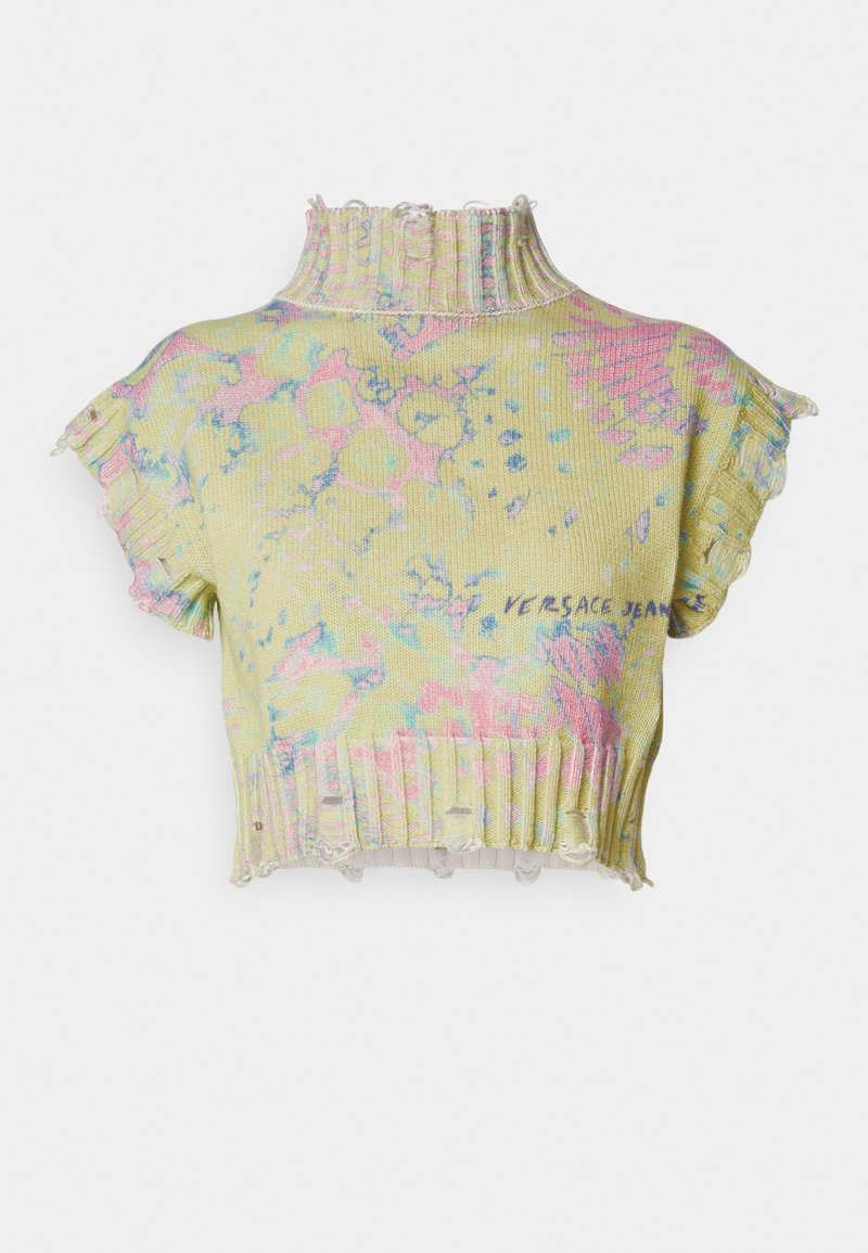 Versace Jeans Couture T-shirt print geel