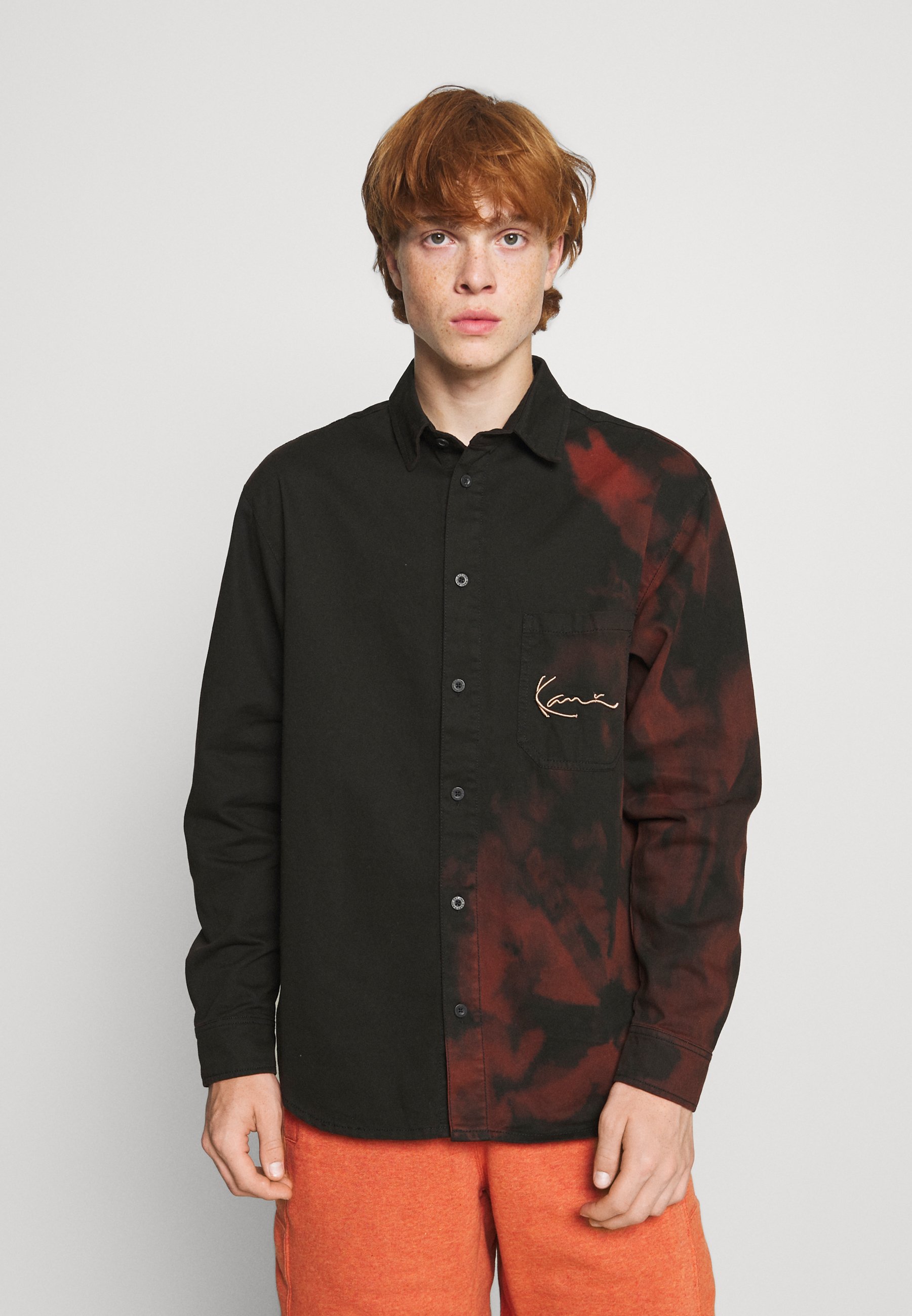 Men SMALL SIGNATURE BLEACHED SHIRT - Shirt Men SMALL SIGNATURE BLEACHED SHIRT - Shirt