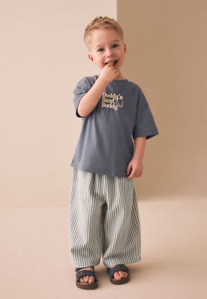 Next, Pantalones deportivos - blue ecru stripe