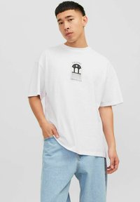 JACK & JONES Jcokinetic Small Print Tee - T-Shirt Uomo Girocollo Con Piccola Stampa, Cotone, SS - 5