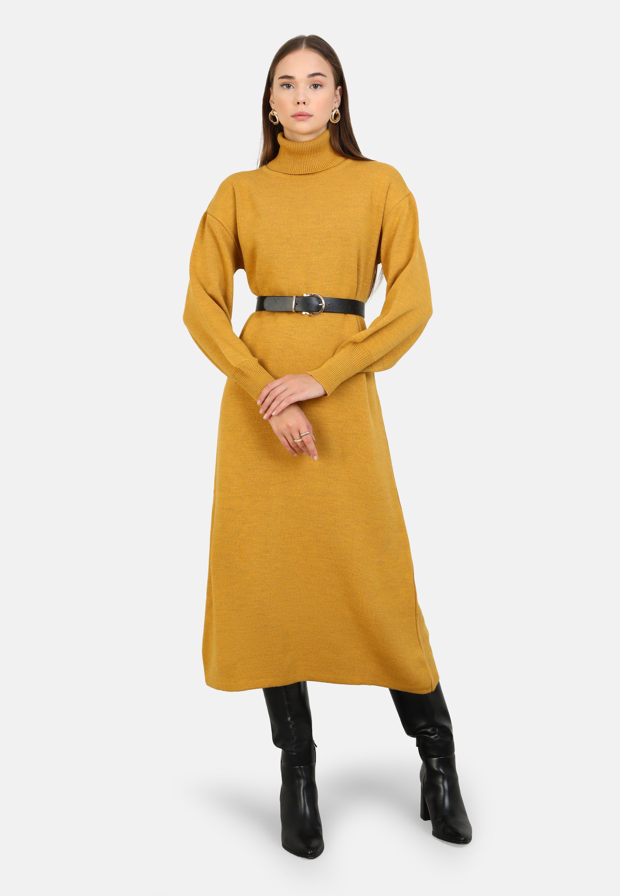 Fisico | Abito poncho tulle cacao - lemlò