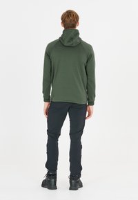 Whistler Fleecejacka - donkergroen