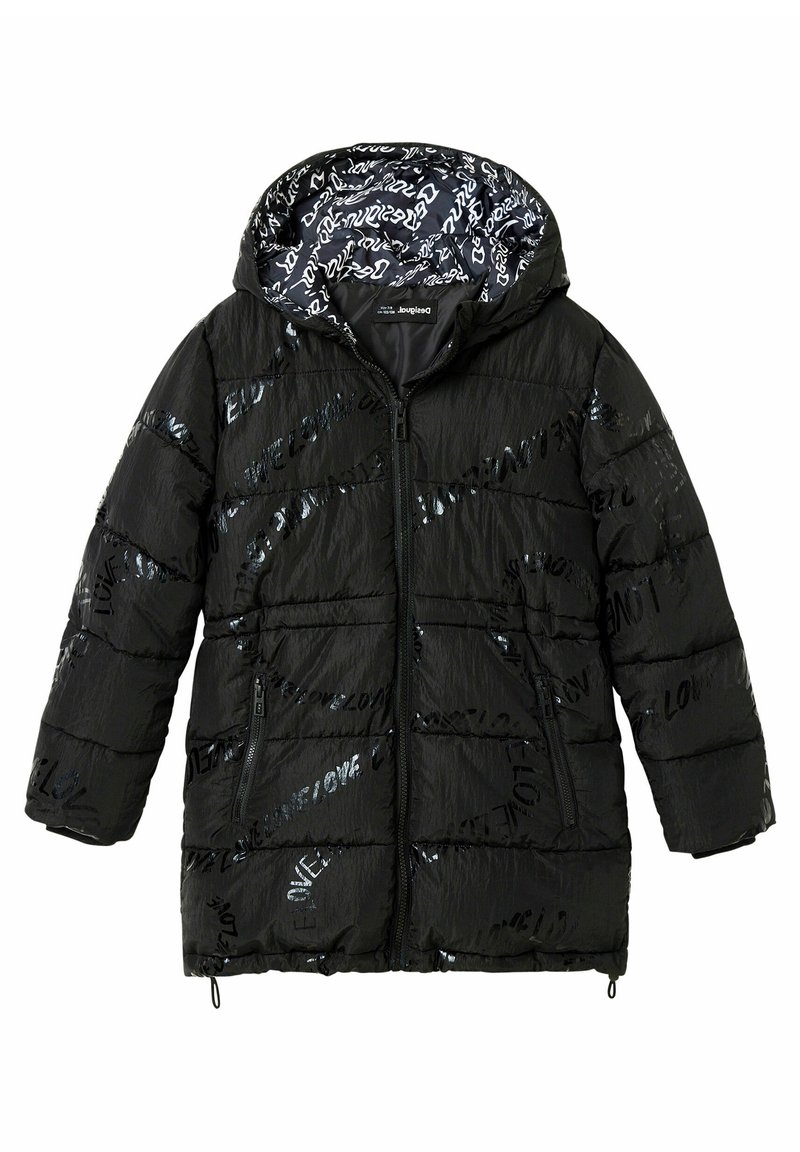 Desigual Wintermantel zwart