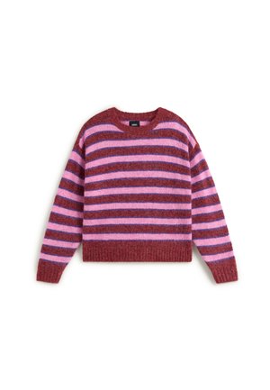 Vans, ROLLINS STRIPE SWEATER. - Pullover - burgundy