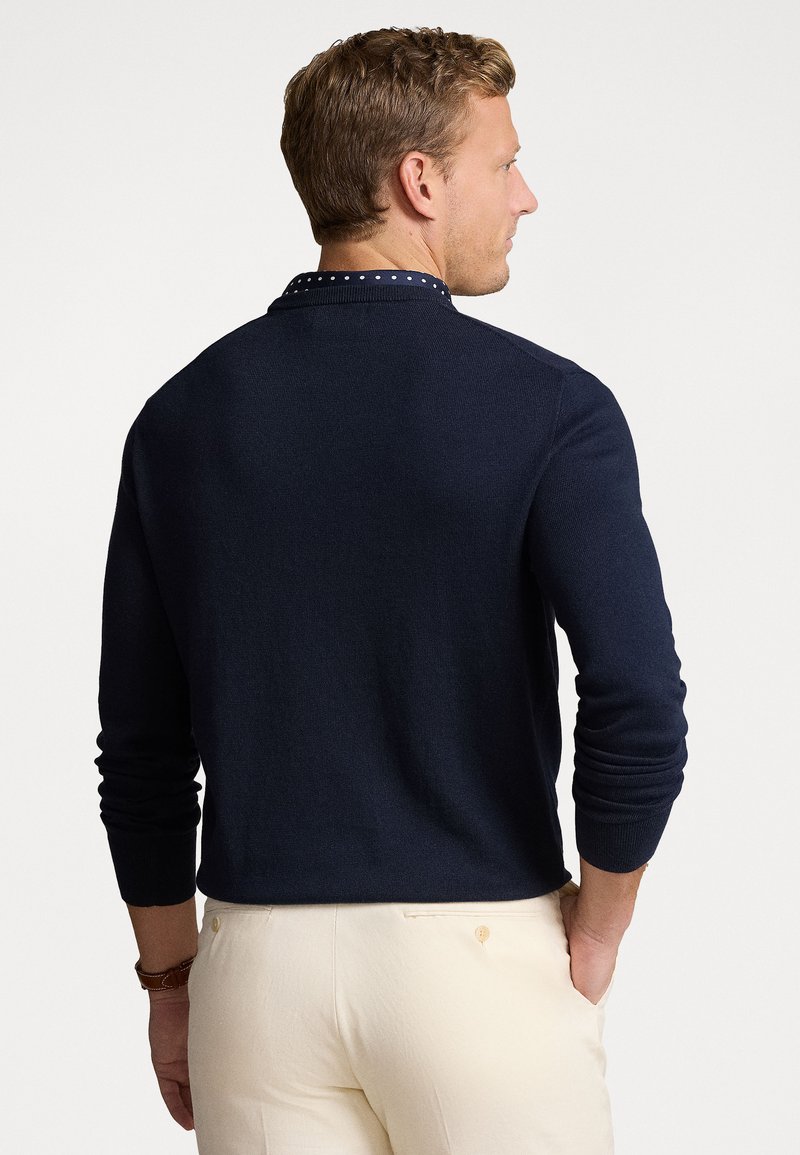 Camicia con collo alla coreana, blu | Intrend