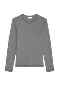 ROUNDNECK FLATLOCK - Pitkähihainen paita - dark shadow melange