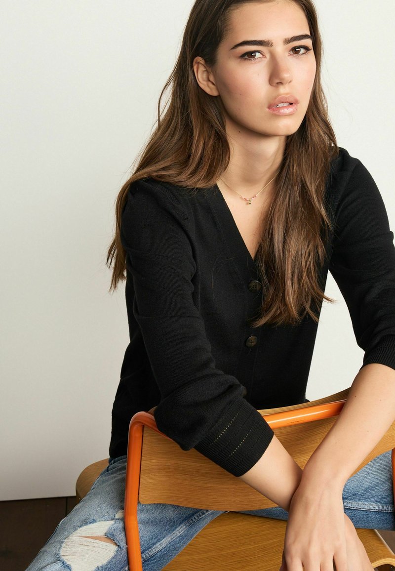 Damen Strickjacken | Next Strickjacke black/schwarz - KG49866 Damen Strickjacken | Next Strickjacke black/schwarz - KG49866