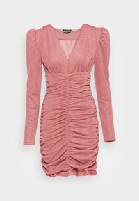 KATE GATHERING MINI DRESS WOMEN PINK - Vestido de cocktail / Vestido de festa - soft pink