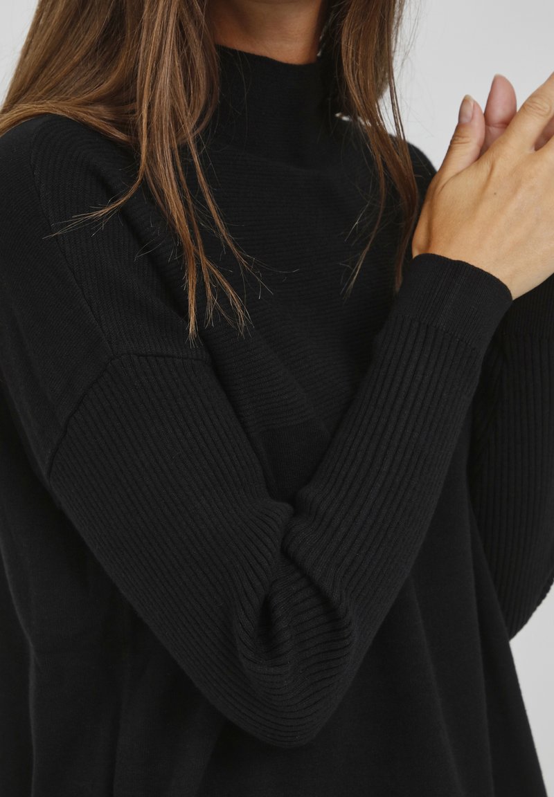 Damen Strickjacken | Fransa FRCEMELANGE 1 PULLOVER Strickpullover black/schwarz - HJ91745 Damen Strickjacken | Fransa FRCEMELANGE 1 PULLOVER Strickpullover black/schwarz - HJ91745