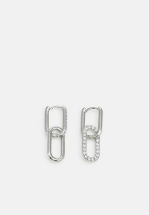 MIXED CHAIN EARRINGS - Auskari - silver-coloured