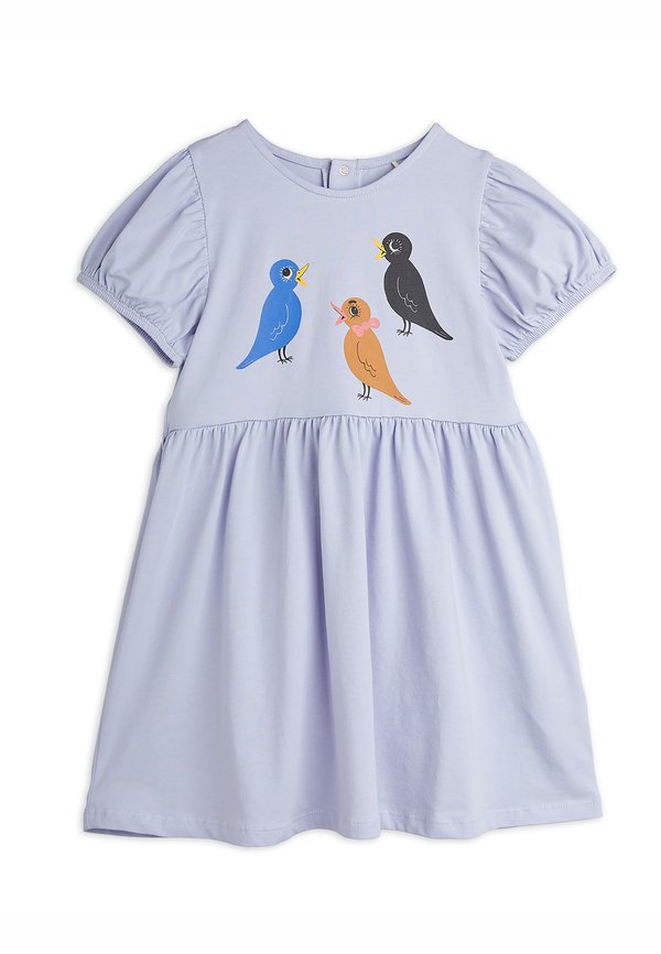BIRDS DRESS - Jersey dress - purple4