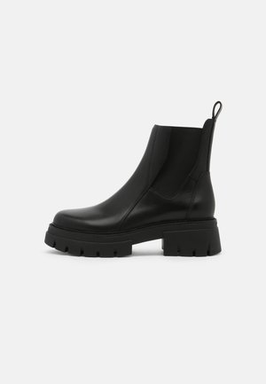 LINKS - Platform ankle boots - black