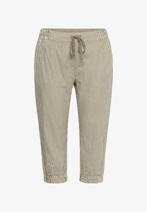 Kaffe Curve, KCNANA STRIPED CAPRI - Nohavice - brindle turtledove stripe