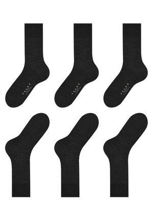 AIRPORT 3-PACK - Socks - anthracite melange