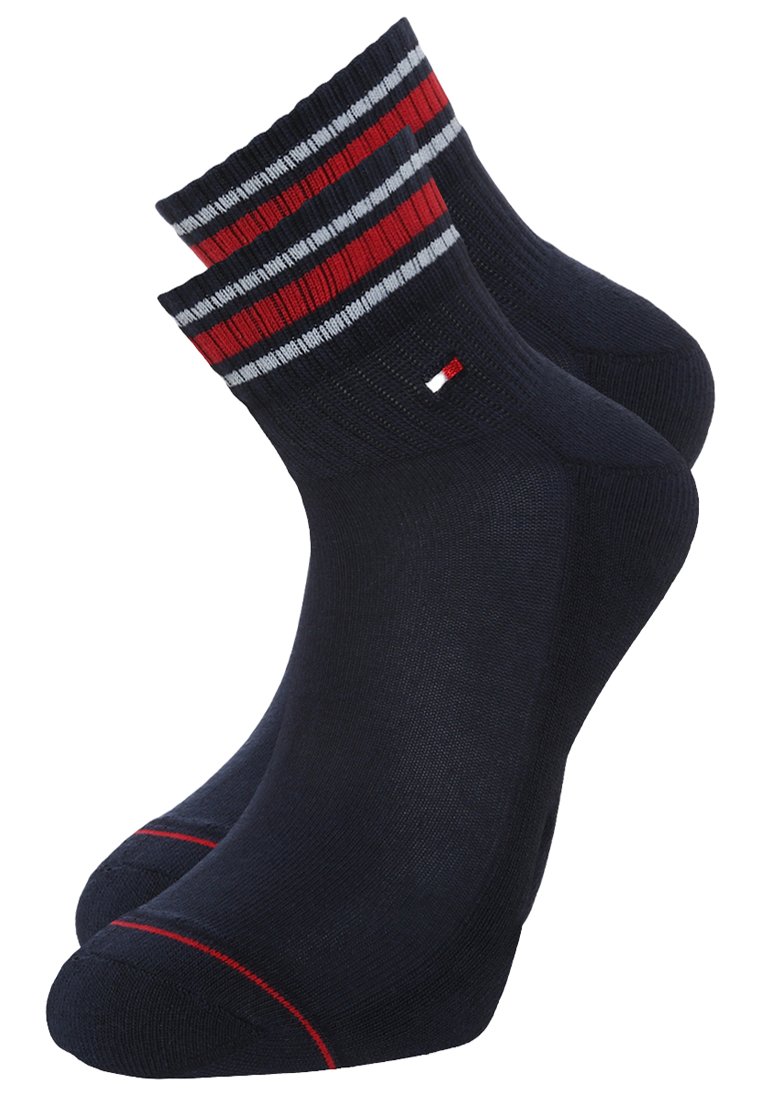 Tommy Hilfiger MEN ICONIC SPORTS QUARTER 2 PACK Socks dark navy