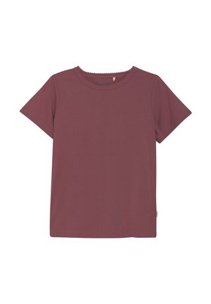 Camiseta básica - rose brown