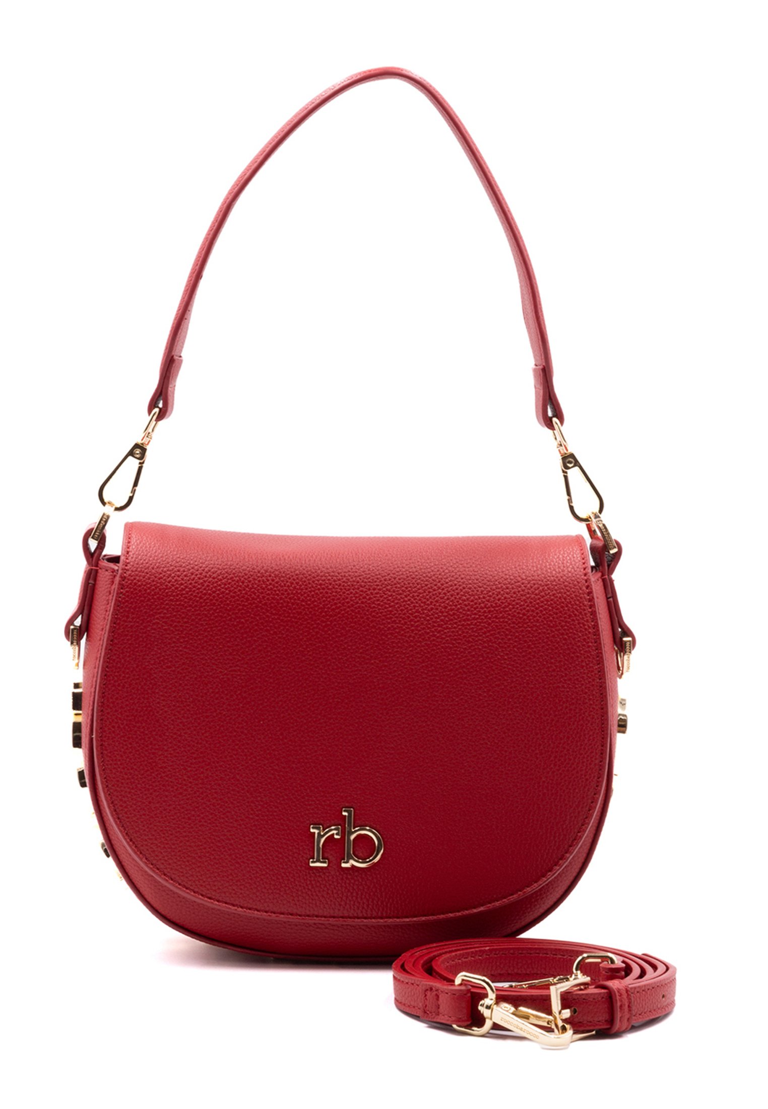 LOVE MOSCHINO Borsa a tracolla con borchie azzurro [Donna] Elsa Boutique