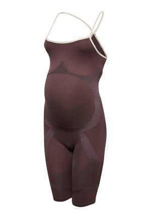MAMALICIOUS, MLPAULETTE COLOR STRAP PLAYSUIT - Jumpsuit - hot fudge detail birch detail
