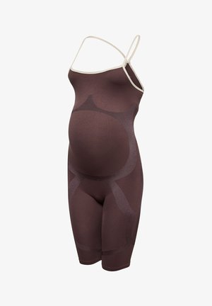 MAMALICIOUS, MLPAULETTE COLOR STRAP PLAYSUIT - Jumpsuit - hot fudge detail birch detail
