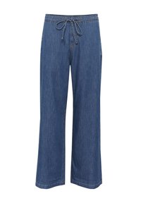 Wide Leg - dark blue wash