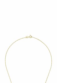 Collar de cadena retorcida en tono dorado con un cierre de langosta, que presenta un diseño delicado y delgado, adecuado para llevar en capas o solo.