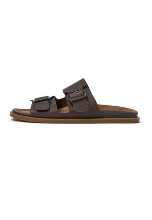 LLUC  - Pantolette flach - mittelbraun