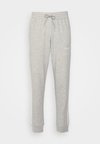 ESSENTIALS TAPERED CUFF 3-STRIPES  - Tracksuit bottoms - medium grey heather