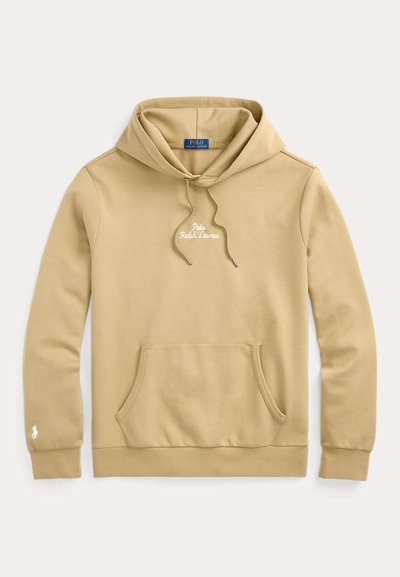 Polo Ralph Lauren LOGO DOUBLE KNIT HOODIE - Hoodie - classic khaki