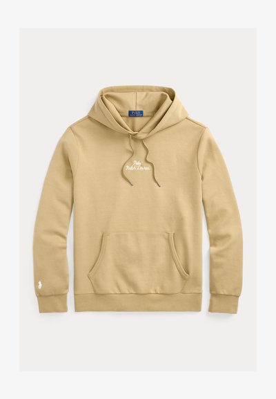 Polo Ralph Lauren LOGO DOUBLE KNIT HOODIE - Hoodie - classic khaki