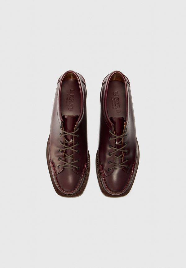 PRIEGO - Boat shoes - burgundy3
