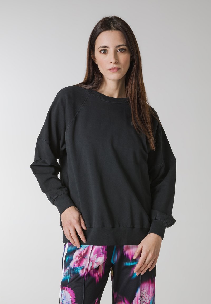 DEHA Old-Dye Wide Jacket - Felpa Loose Donna In Cotone 100%, Lavaggio A 30°C - 5