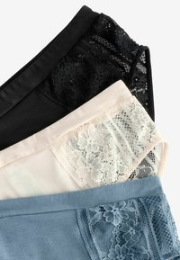 Next 3 PACK - Kratke gaće - black cream blue