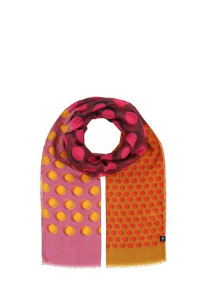 GEPUNKTETE STOLA - Scarf - exotic orange
