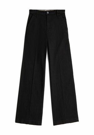 G-STAR, DECK 2.0 HIGH LOOSE CHINO - Broek - dk black gd